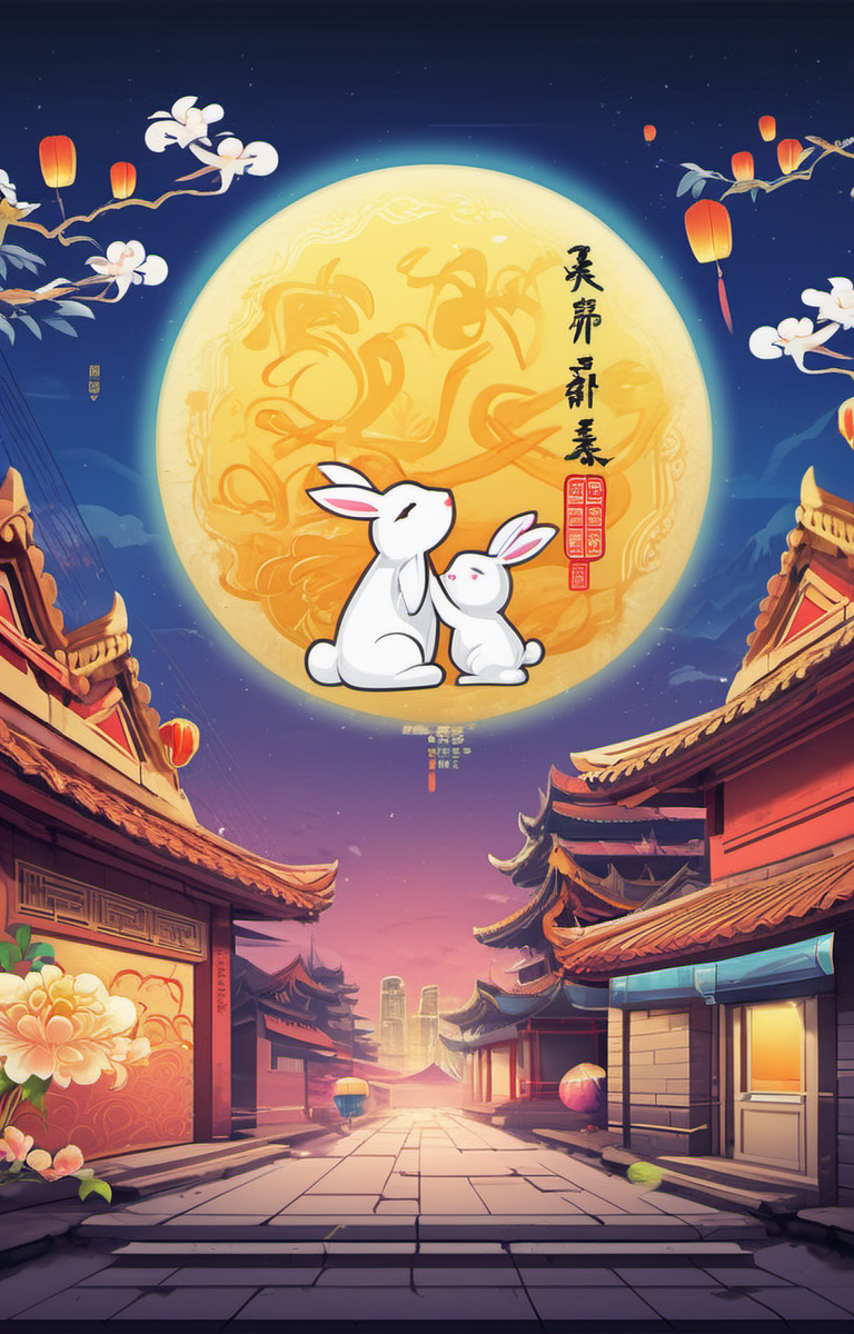 17989-1809486817-graffiti style masterpiece,best quality,_lora_zqhb-000009_0.8_,scenery,bunny,east_asian_architecture,full_moon,poster design,nig.png